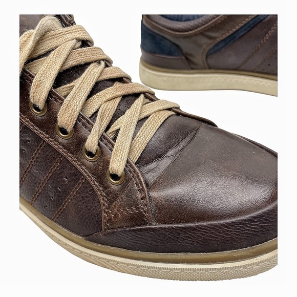 𝅺WEEKENDERS Brown Leather Casual Shoes Size 8 - Picture 9 of 13